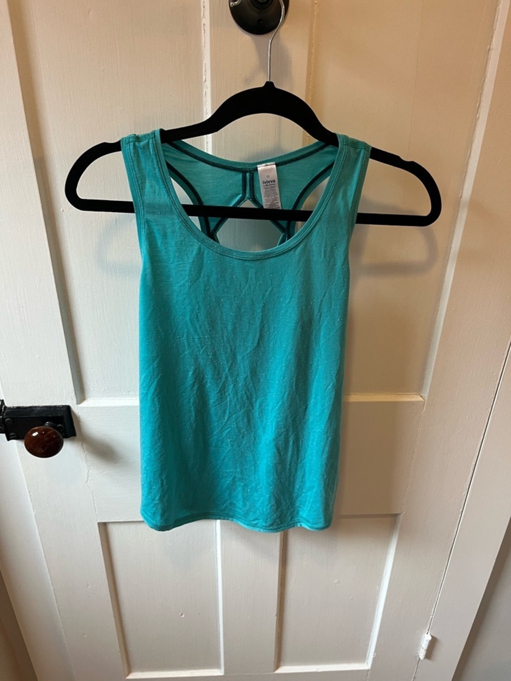 IVIVVA By Lululemon Girls Racerback Tank Top blue Size 12
